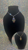 Hamsa hand necklace