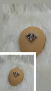 Skull nipple rings