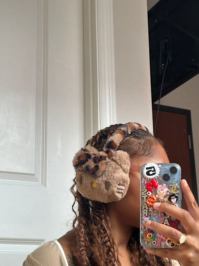 Brown Kitty Ear Muffs