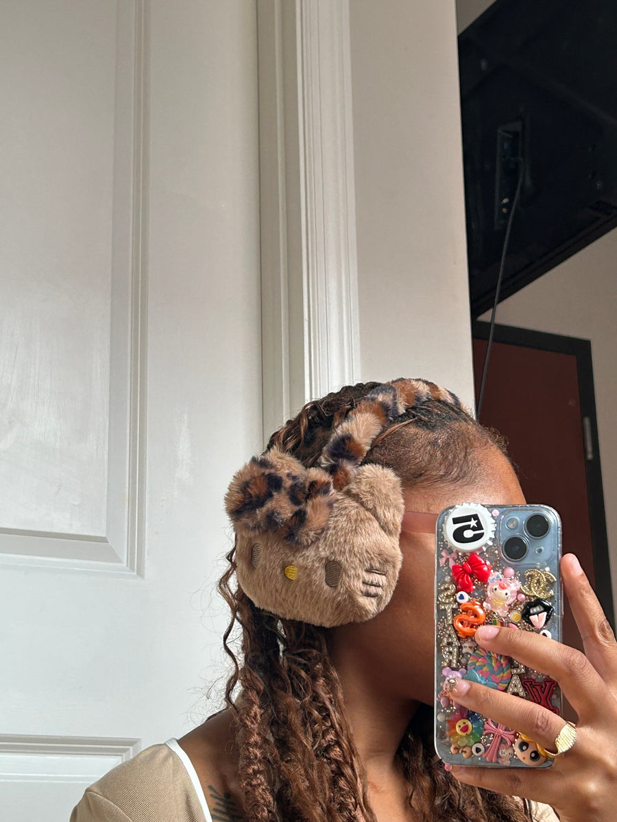 Brown Kitty Ear Muffs
