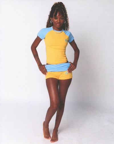 Yellow Bowtique Set