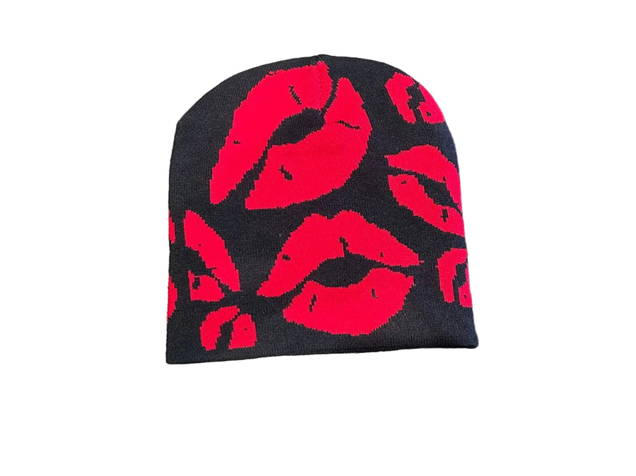 Kiss me knit beanie
