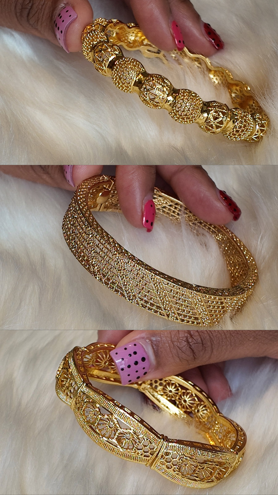 Luxe Gold Bangles