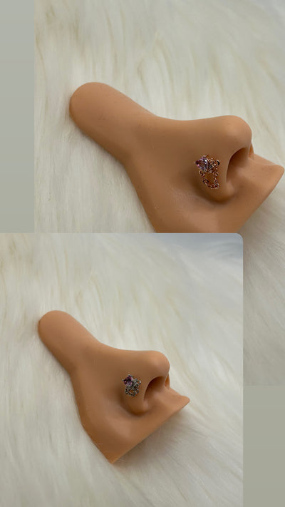 Heart Chains Nose Rings