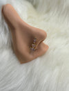 Triple threat nose ring