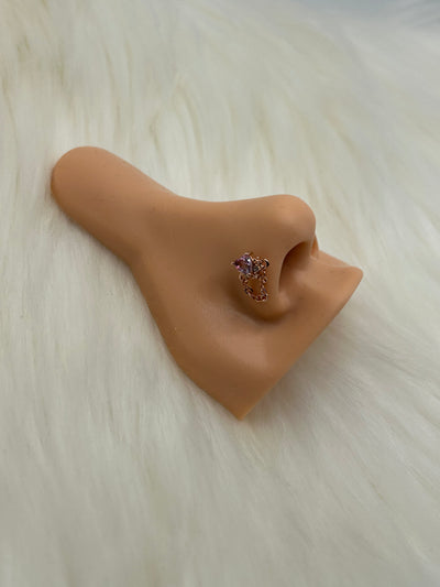 Heart Chains Nose Rings