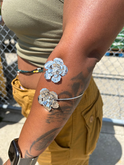 Flower arm cuff
