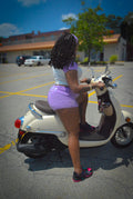 Lavender Luxe Shorts Set