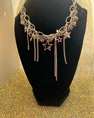 Sparkling lil stars choker