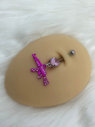 Gun Belly Ring