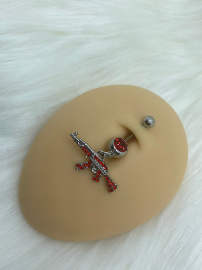 Gun Belly Ring