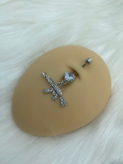 Gun Belly Ring