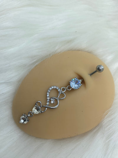 Dangle Heart Belly Ring